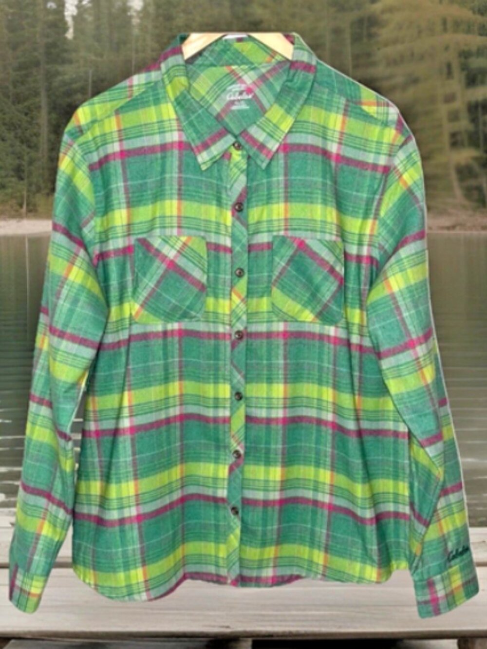 Cabela's Plaid Button Up Shirt